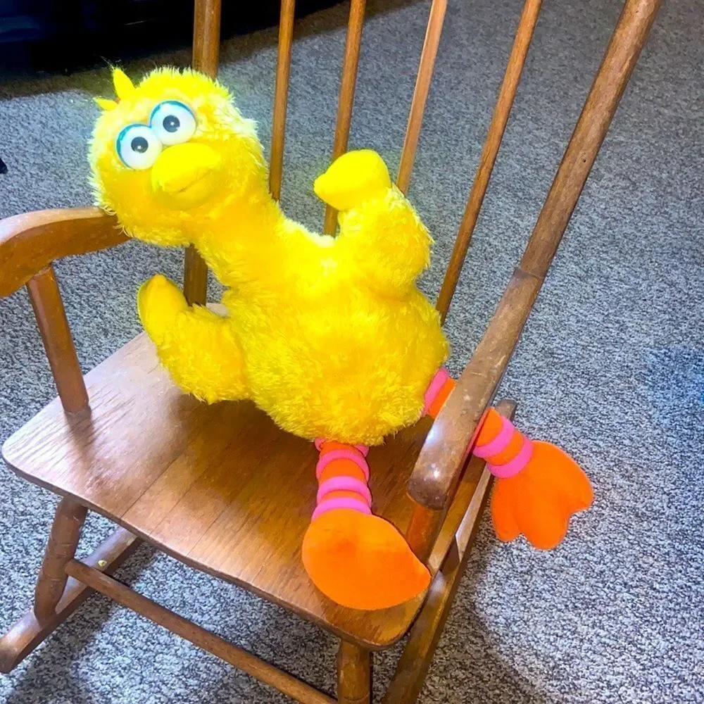 Vintage Big Sesame Street Bird Plush Doll